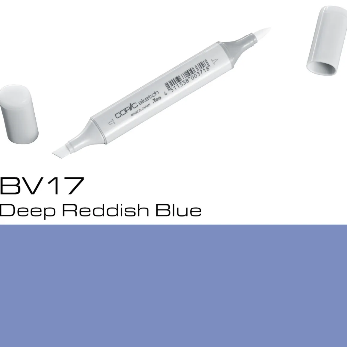 Copic Sketch BV17 Dp Red. Blue