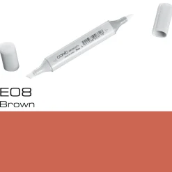 Copic Sketch E08 Brown