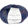 Cotton Merino Tones 50 g blå og lilla 307