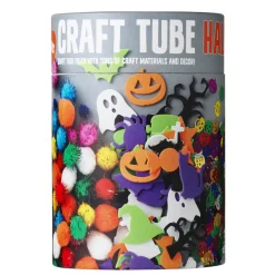 Craft Tube Halloween, et hobbyrør fyldt med sjove ting til uhyggeligt hobbyarbejde!