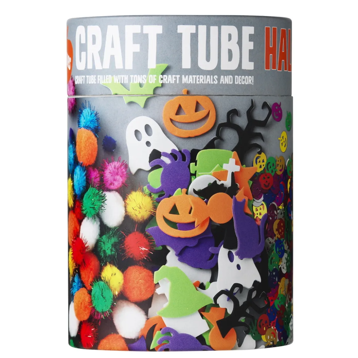 Craft Tube Halloween, et hobbyrør fyldt med sjove ting til uhyggeligt hobbyarbejde!