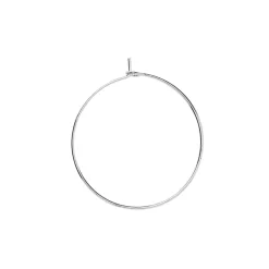 Creolerringe 20 mm 5par sølvf.