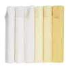 Crepepapir Ivory dreams, 6 ruller a 25×250 cm i lyse farver