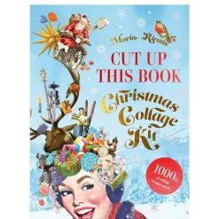 Cut Up This Book: Christmas Collage Kit, 128 sider med julemotiver til at klippe ud