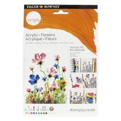 Daler-Rowney Acrylic Flowers Set – alt til at male blomster med akrylfarve