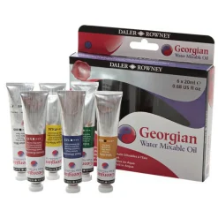 Daler-Rowney Georgian Water Mixable Oil Set 10×37 ml