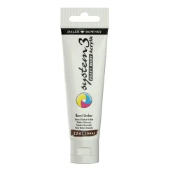 Daler-Rowney System3 Heavy Body akrylfarve 59 ml – Burnt Umber 223