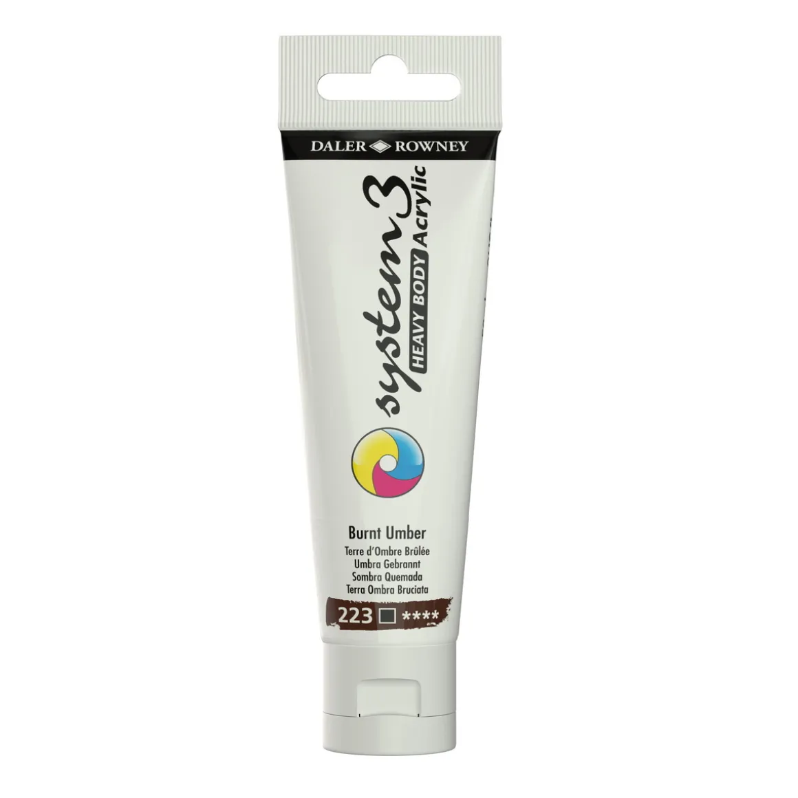 Daler-Rowney System3 Heavy Body akrylfarve 59 ml – Process Black 040