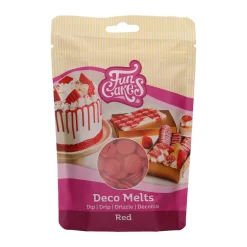 Deco Melts kagedekoration 250 g rød