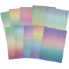 Designblok med 20 glitterark i livlige farver, A4 (210×297 mm) mm, 220 g/m²