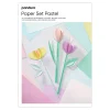 Designblok Pastell A4, 24 ark, hvoraf 4 med metallictryk, 180 g/m²