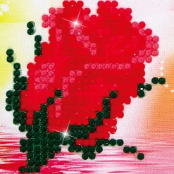 Diamond Dotz Bliss Bud – diamond painting, 7×7 cm, 364 dotz