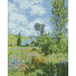 Diamond Dotz View Of Vetheuil – diamond painting, 50×66 cm, 40600 dotz