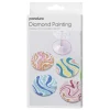 Diamond Painting 4-pak coasters til glas, Ø10 cm