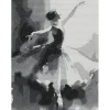 Diamond Painting prima ballerina, 30×40 cm lærred + perler, silikone og pincet