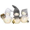 DIY-kit Blingy Xmas Elves, julepynt med 6 glitrende elver. Længde 5-8 cm