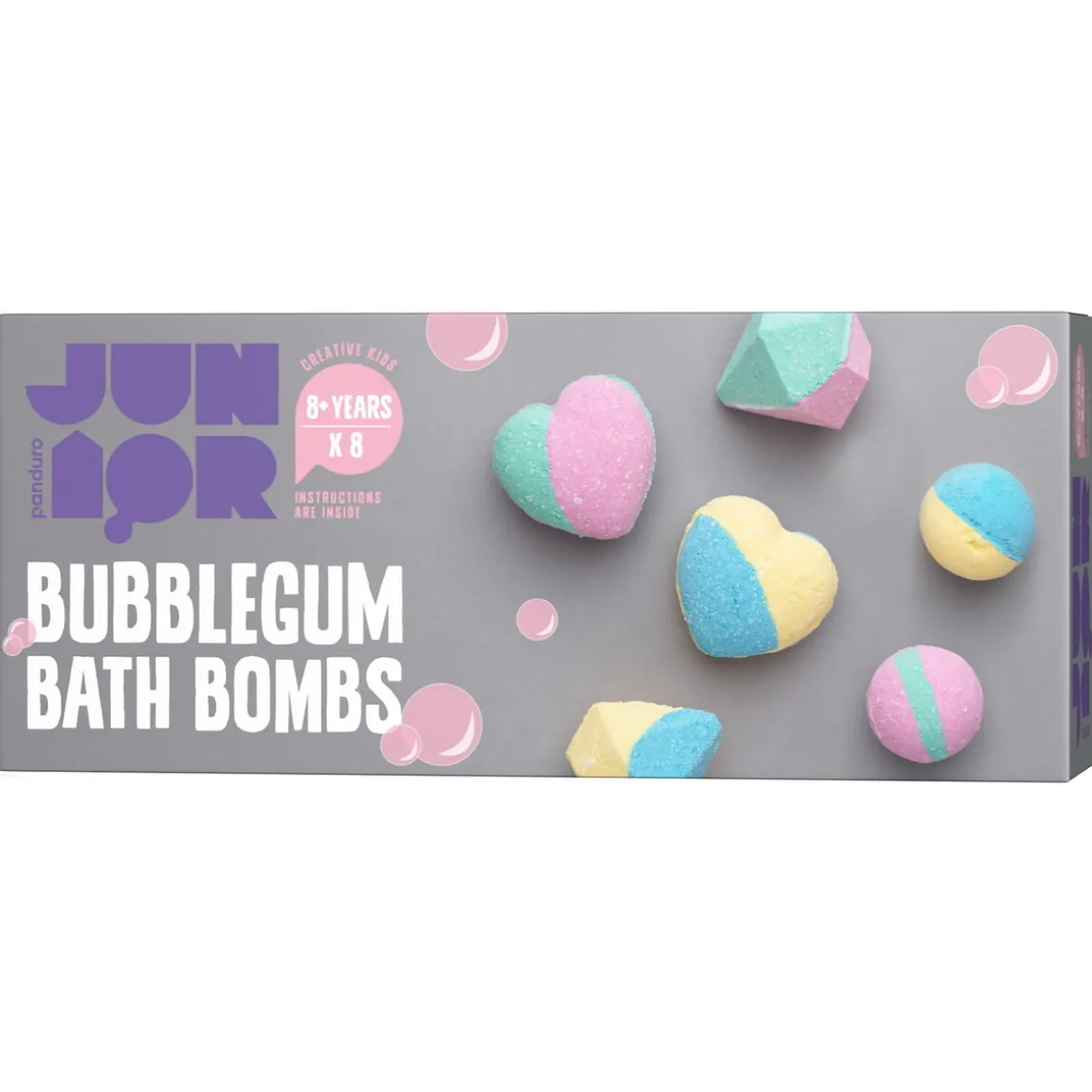DIY-kit Bubblegum Bath Bombs – lav skønne, tyggegummiduftende badebomber!