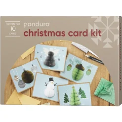 DIY-kit Christmas Card, lav 10 superfine julekort og send julehilsener