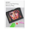 DIY-kit Diamond Painting, lav en toilettaske af perler! 21,5×15,5 cm, fremstillet af kunstlæder