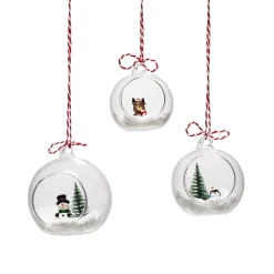 DIY-kit 3 juletræskugler af glas – lav og pynt julekugler