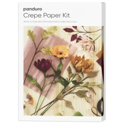 DIY-kit Lav smukke papirblomster af crepepapir i skønne efterårsfarver!