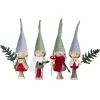 DIY-kit Santas Little Friends – lav 4 julenisser med bedårende huer. L. 14 cm