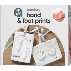 DIY-kit til afstøbning af håndaftryk og fodaftryk, skab et minde for livet fra babytiden