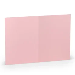Dobbeltkort A6 5p lys rosa