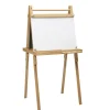 Dobbeltsidet staffeli, tegnetavle med whiteboard og griffeltavle, højde 119-136 cm