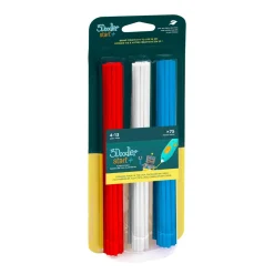 3Doodler refill 75 st. plaststave - grøn / gul / rosa