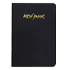 Dotted Journal A5 Black (148×210 mm) – en planner med natsorte sider med grå prikker