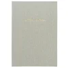 Dotted Journal A5 (148×210 mm) med stofomslag og åben ryg, 80 prikkede ark, 100 g/m²