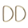 D-ring 2-pak – 42×30 mm, guldfarvet. Maks. rembredde 45 mm