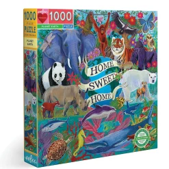 Eboo puslespil Planet Earth, 1000 brikker, 58×58 cm