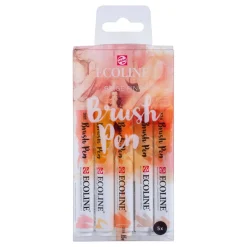 Ecoline Brush Pen Set – Beige Pink 5-pack