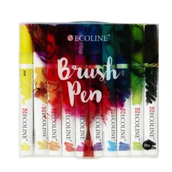 Ecoline Brush Pen Set - Primary 10-pack
