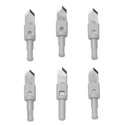 6 ekstra blade, nye skæreblade, knive til Panduro cirkelskærer, artikelnummer 500734