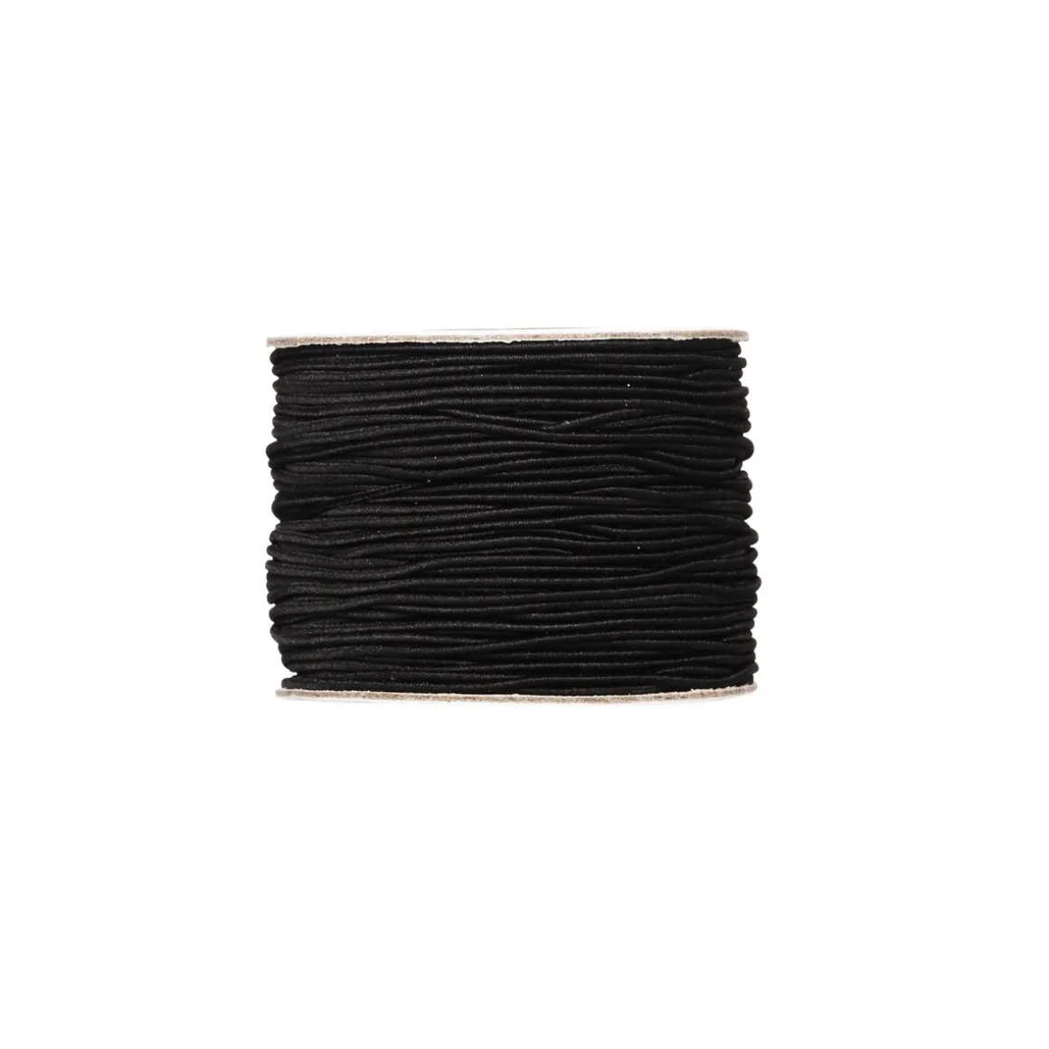 Elastiktråd, elastisk tråd, sort – 50 meter, Ø1 mm tykkelse
