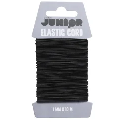 Elastiktråd 1 mm/10 m Sort