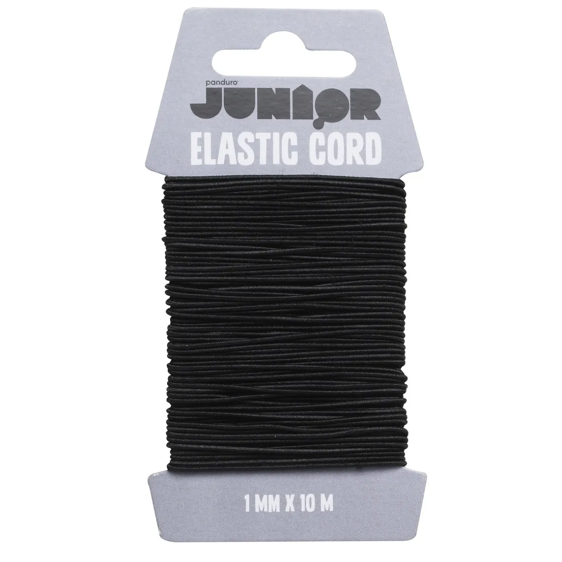 Elastiktråd 1 mm/10 m Sort