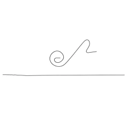 Elefanttråd 1,5 mm sort 50 stk
