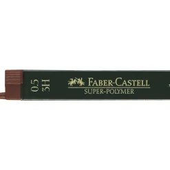 Faber-Castell blyantstift refill – 0,5 mm 3H. Indeholder 12 stifter.