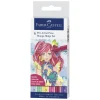 Faber-Castell PITT artist pens Manga Shôjo set – 6 stk. penne med penselspids