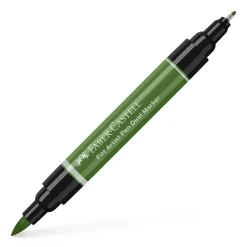 Faber-Castell PITT Artist Pen Dual Marker – Permanent green olive 167