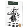 Faber-Castell Pitt Artist Pen Sketch Set, 8 tuschpenne og 1 skitseblok