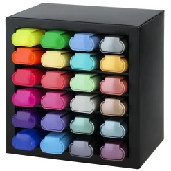Faber-Castell Textliner 1546 Set – 24 overstregningspenne i metallic, neon og pastel