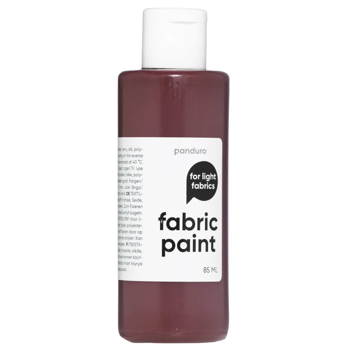 Fabric Paint 85 ml – brun tekstilfarve til lyst stof