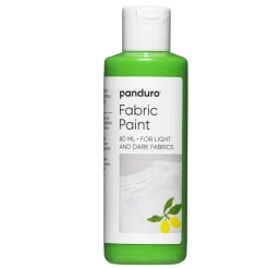Fabric paint 80 ml – lysegrøn tekstilfarve til både lyst og mørkt stof