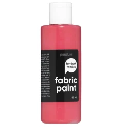 Fabric Paint 85 ml – rød, dækkende tekstilfarve til mørkt stof