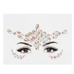 Face Jewels Glow Princess, lys dit ansigt op med selvlysende ansigtssmykker!